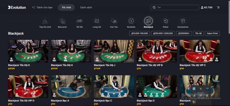 Hướng dẫn chơi blackjack Win79 hiệu quả cao cho tân cược thủ