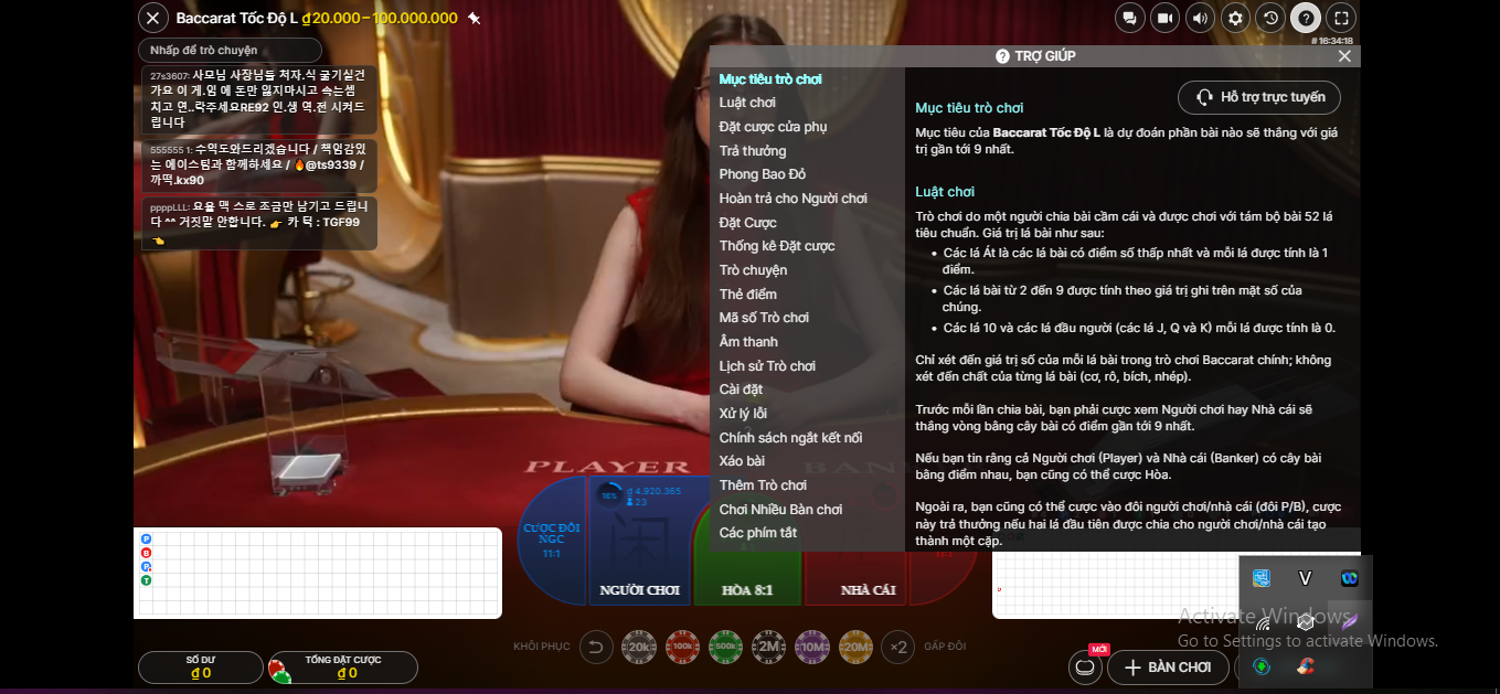 Chú ý quan trọng khi chơi Baccarat tại Win79