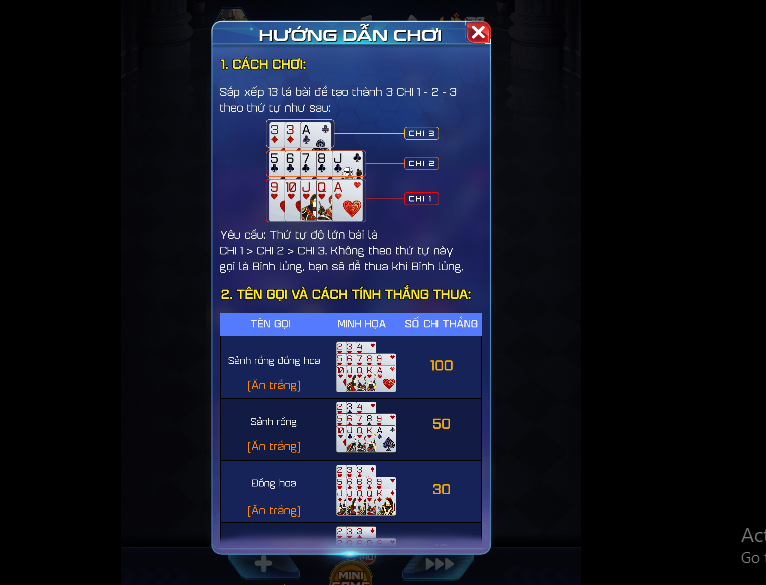 Cách đánh bài Mậu Binh game bài Win79 