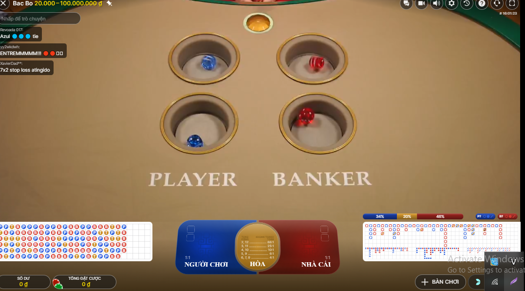 Lưu ý khi đặt cược Bac Bo tại sảnh live casino Win79 